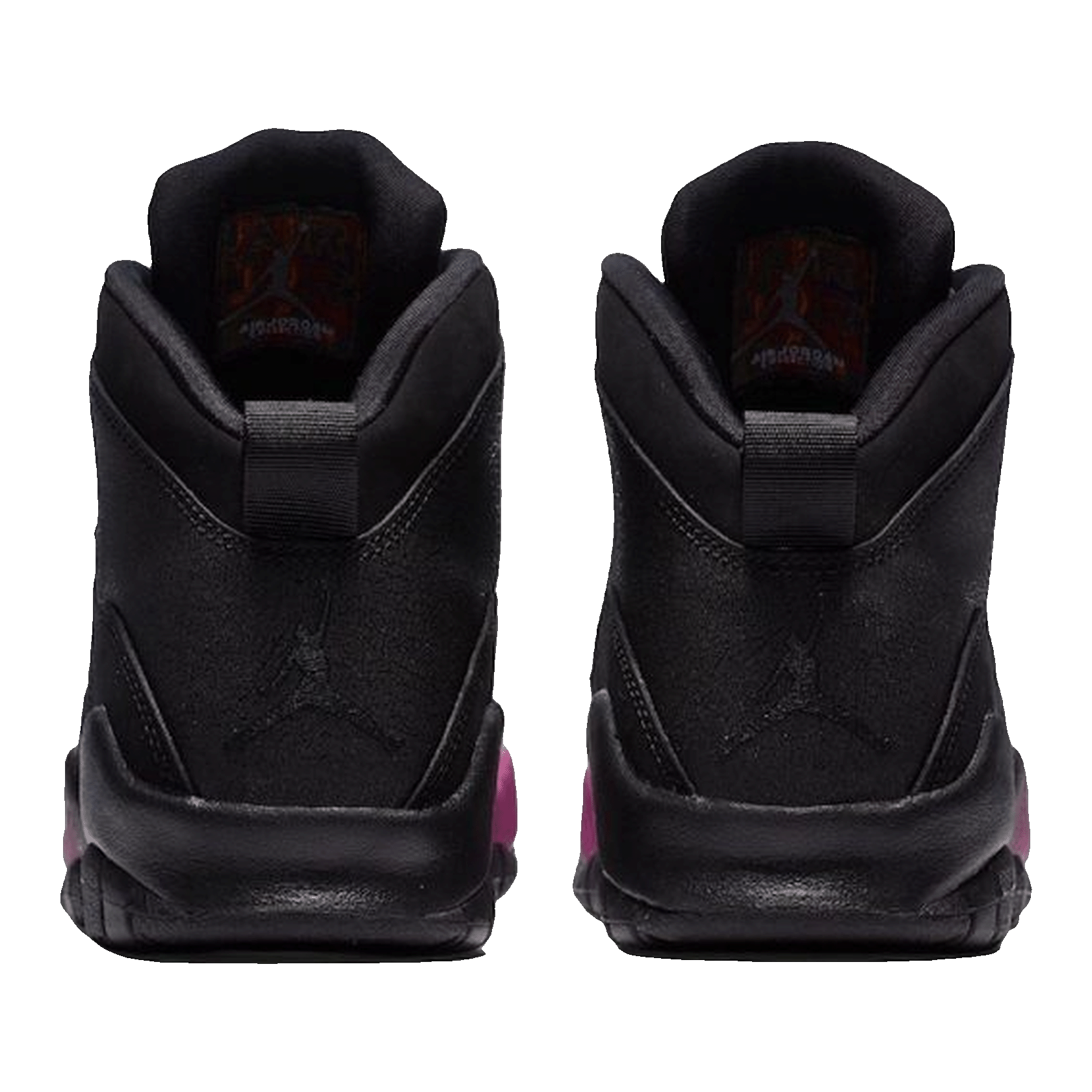 Nike Air Jordan 10 Retro Black Fuchsia Black (GS) Back