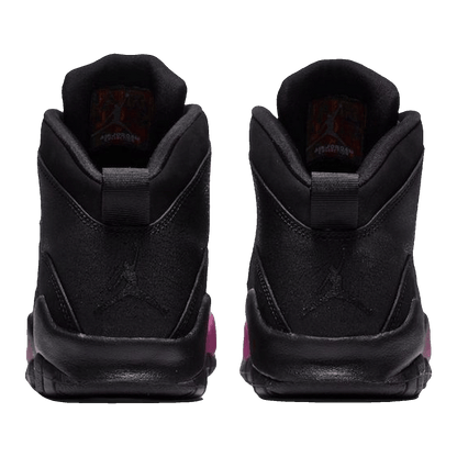 Nike Air Jordan 10 Retro Black Fuchsia Black (GS) Back