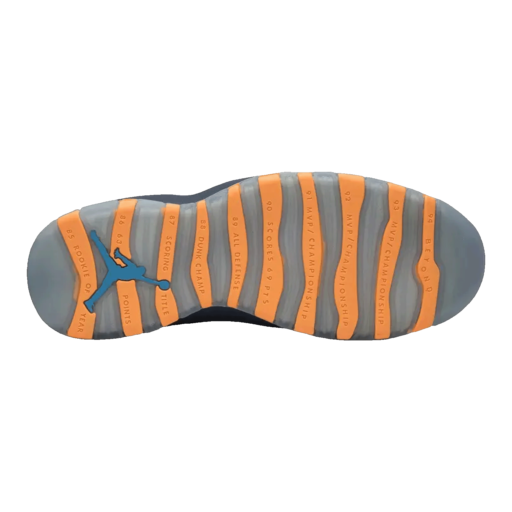 Nike Air Jordan 10 Retro Bobcats Sohle 310805-026