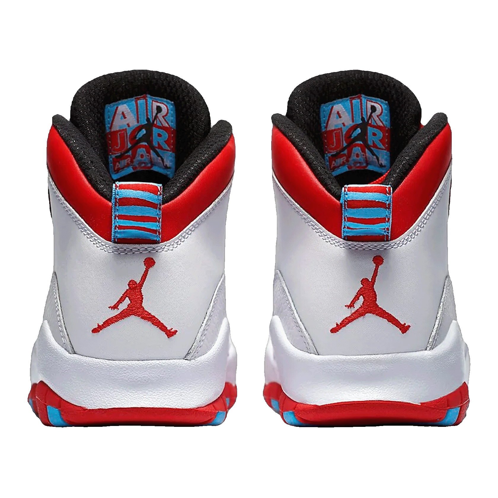 Nike Air Jordan 10 Retro Chicago Flag (GS) Back 310806-114