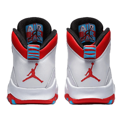 Nike Air Jordan 10 Retro Chicago Flag (GS) Back 310806-114