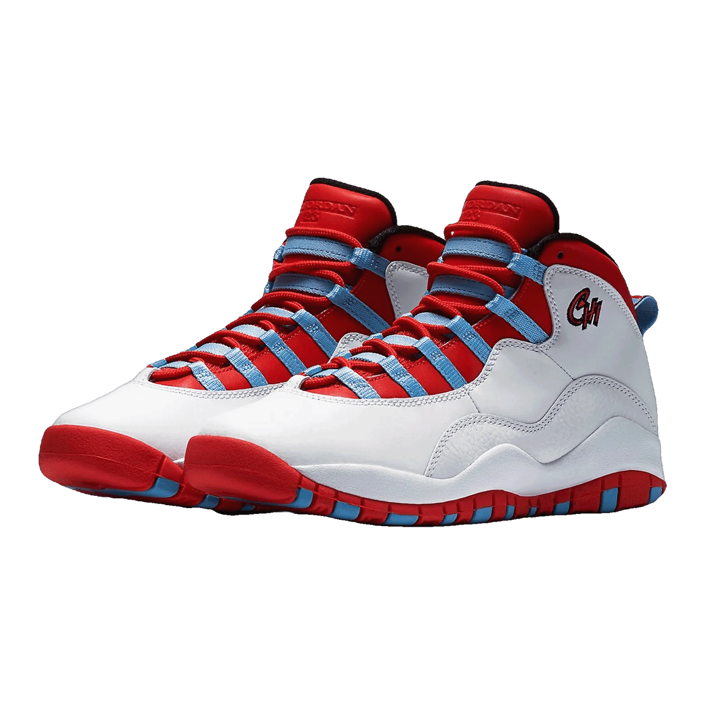 Nike Air Jordan 10 Retro Chicago Flag (GS) Side 310806-114