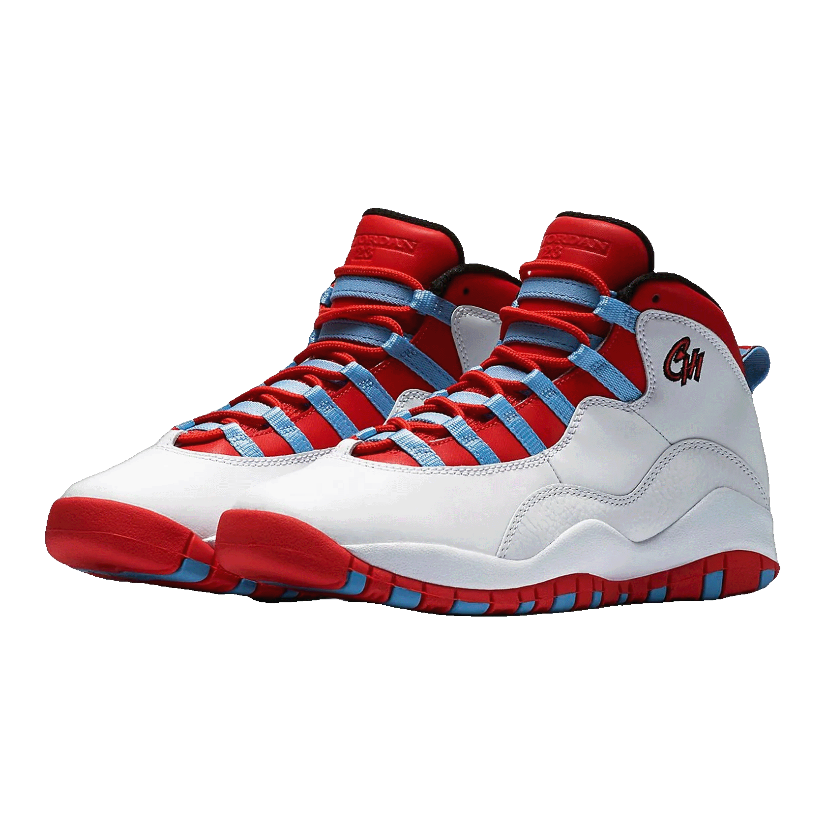 Nike Air Jordan 10 Retro Chicago Flag (GS) Side 310806-114