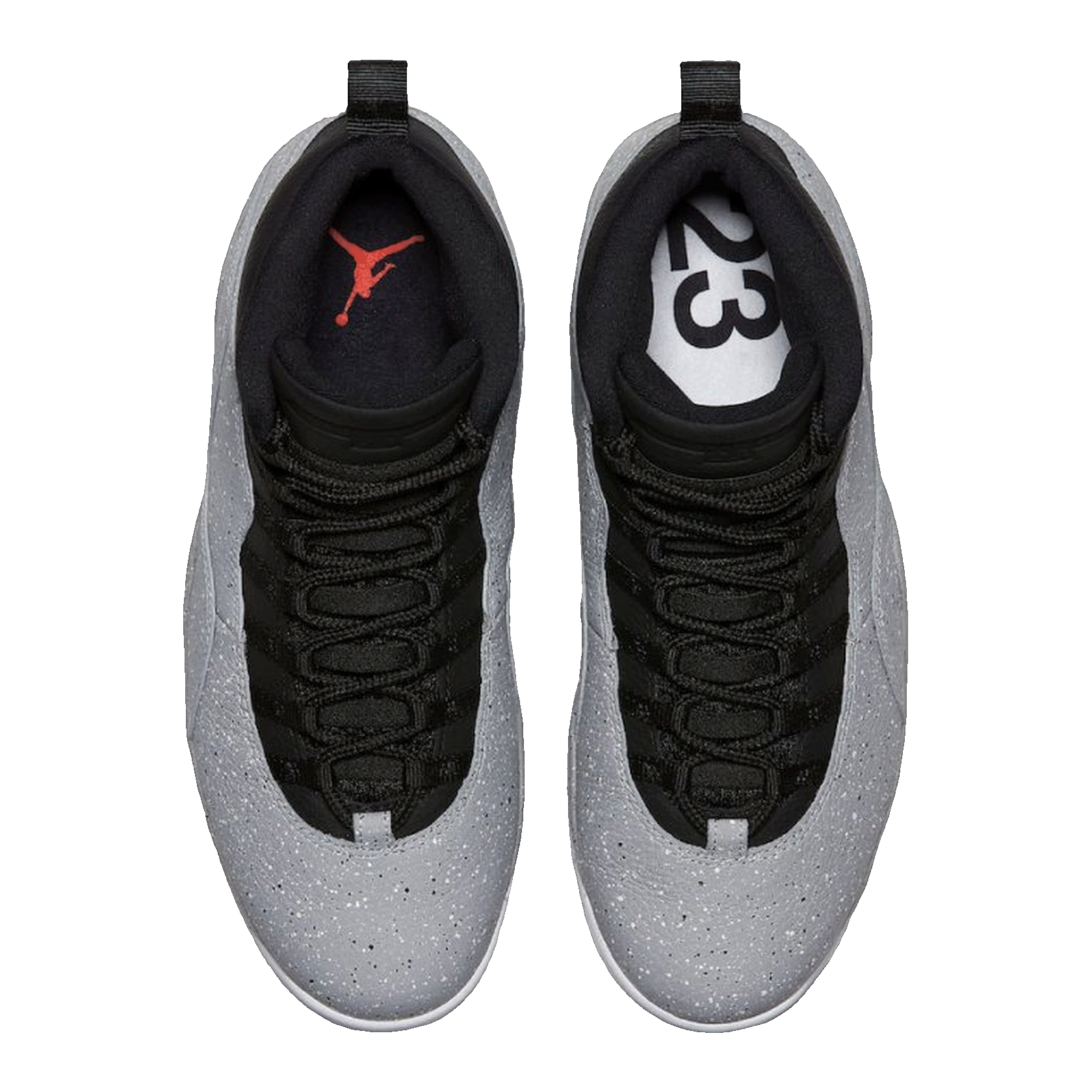 Nike Air Jordan 10 Retro Light Smoke Grey (GS) Oben