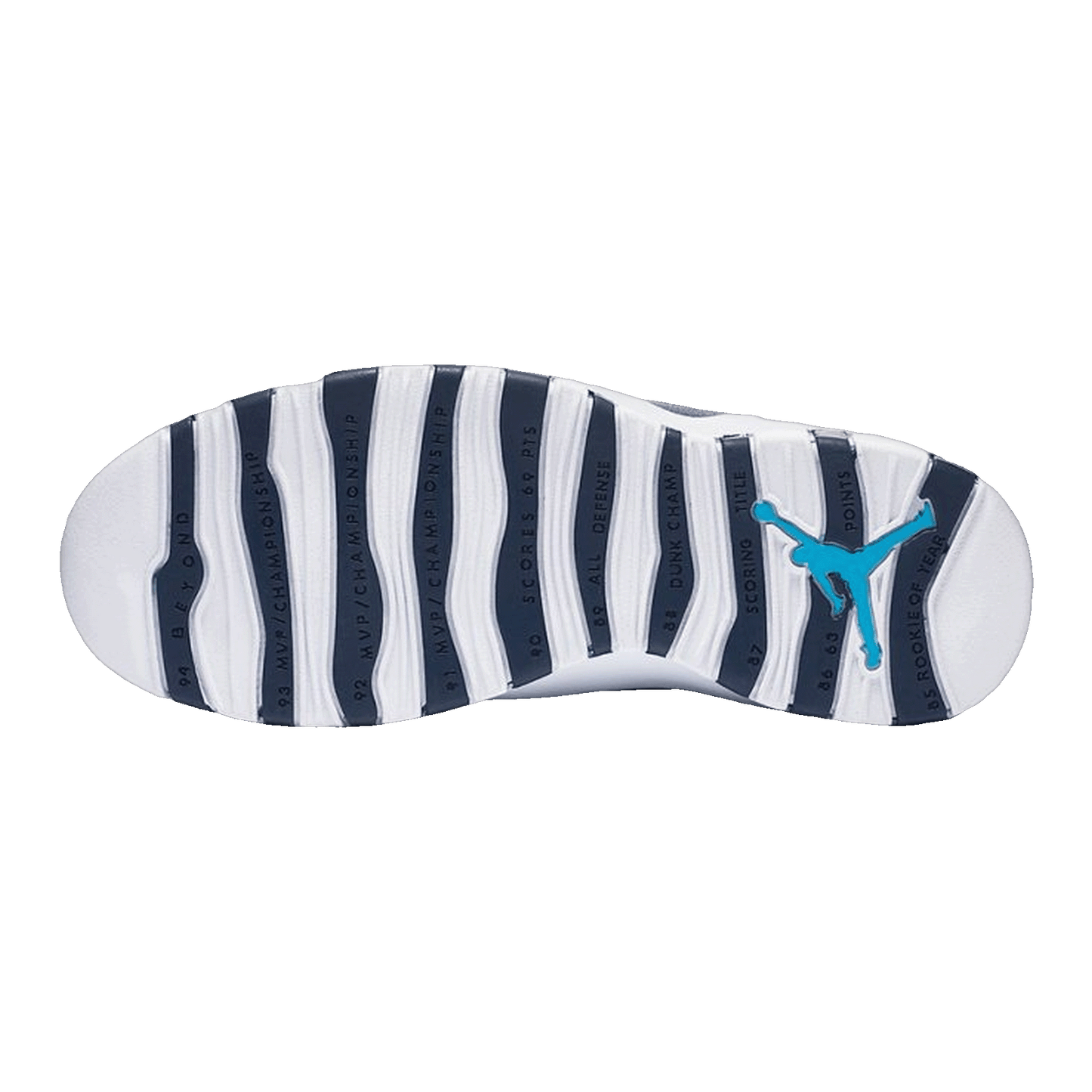 Nike Air Jordan 10 Retro Los Angeles Sohle 310805-404