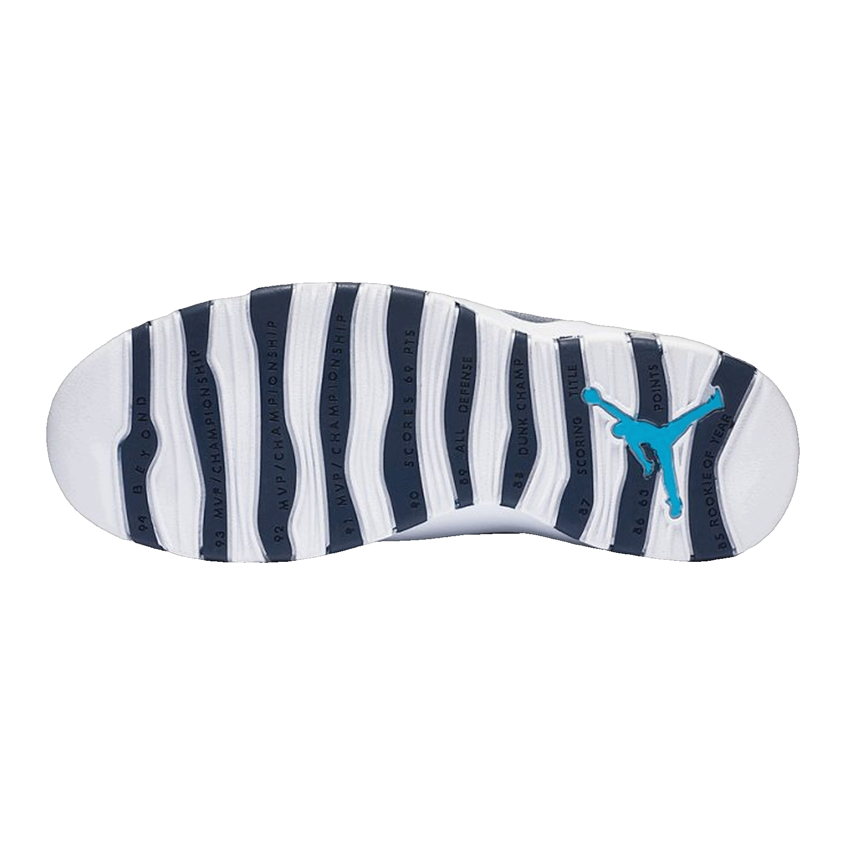 Nike Air Jordan 10 Retro Los Angeles Sohle 310805-404