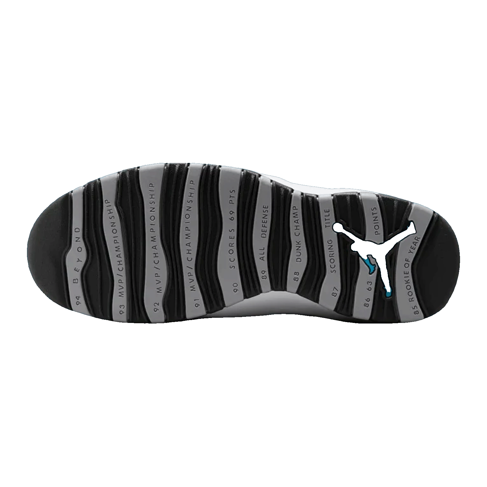 Nike Air Jordan 10 Retro OG Steel (2025) Sohle HJ6779-104