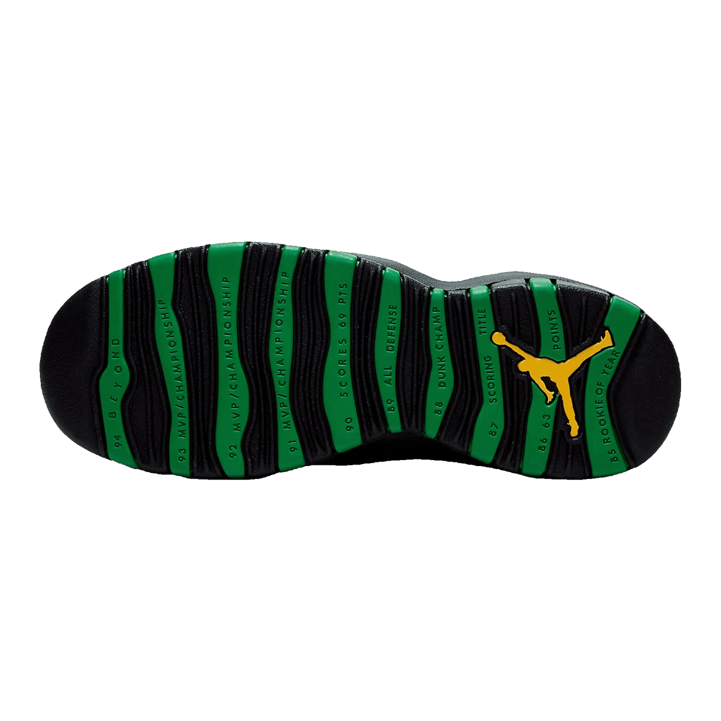 Nike Air Jordan 10 Retro Seattle (GS) Sohle 310806-137