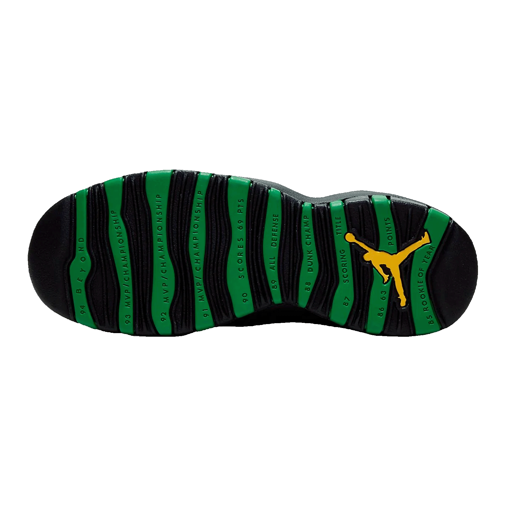 Nike Air Jordan 10 Retro Seattle (GS) Sohle 310806-137