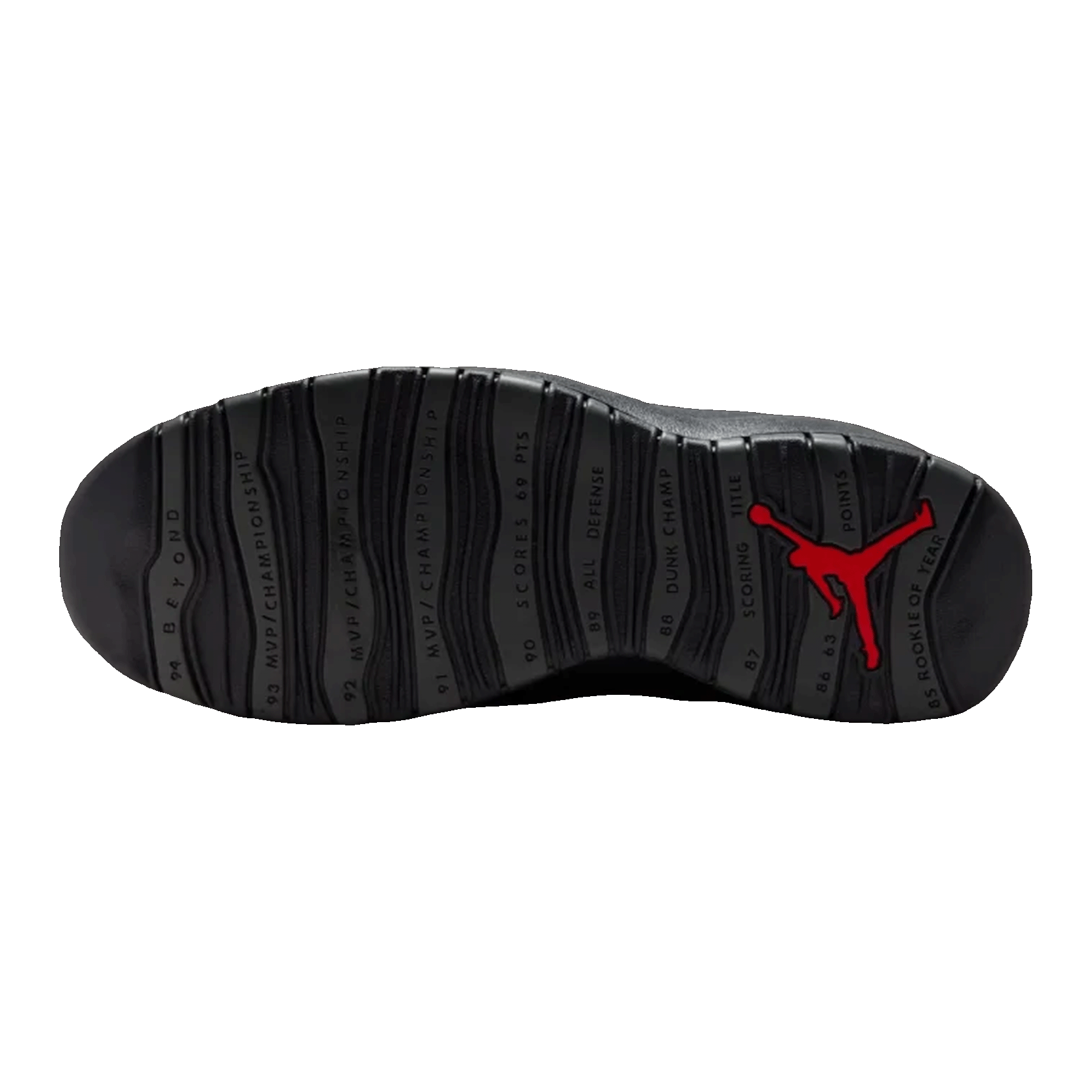 Nike Air Jordan 10 Retro Shadow (2025) Sohle HJ6779-001
