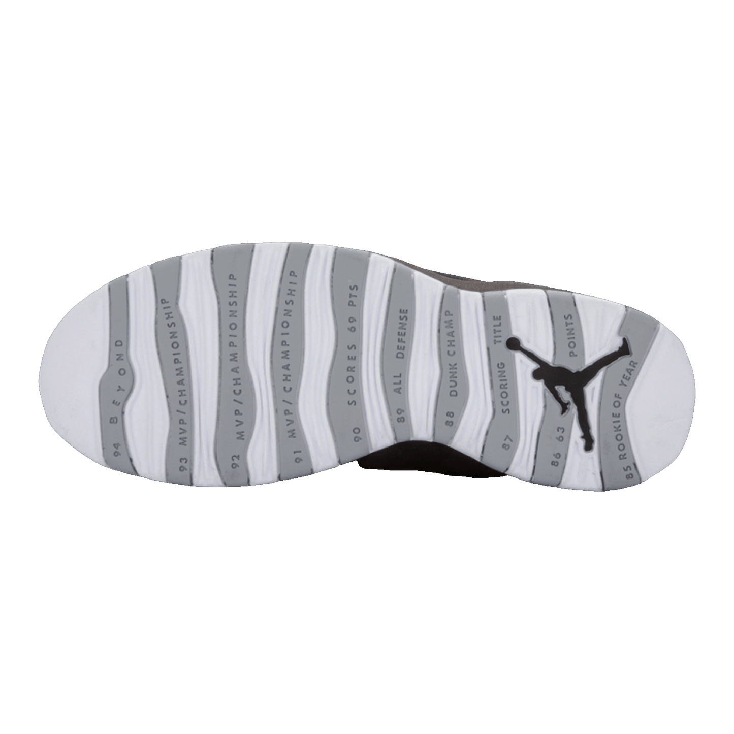 Nike Air Jordan 10 Retro Stealth (2012) Sohle 310805-003