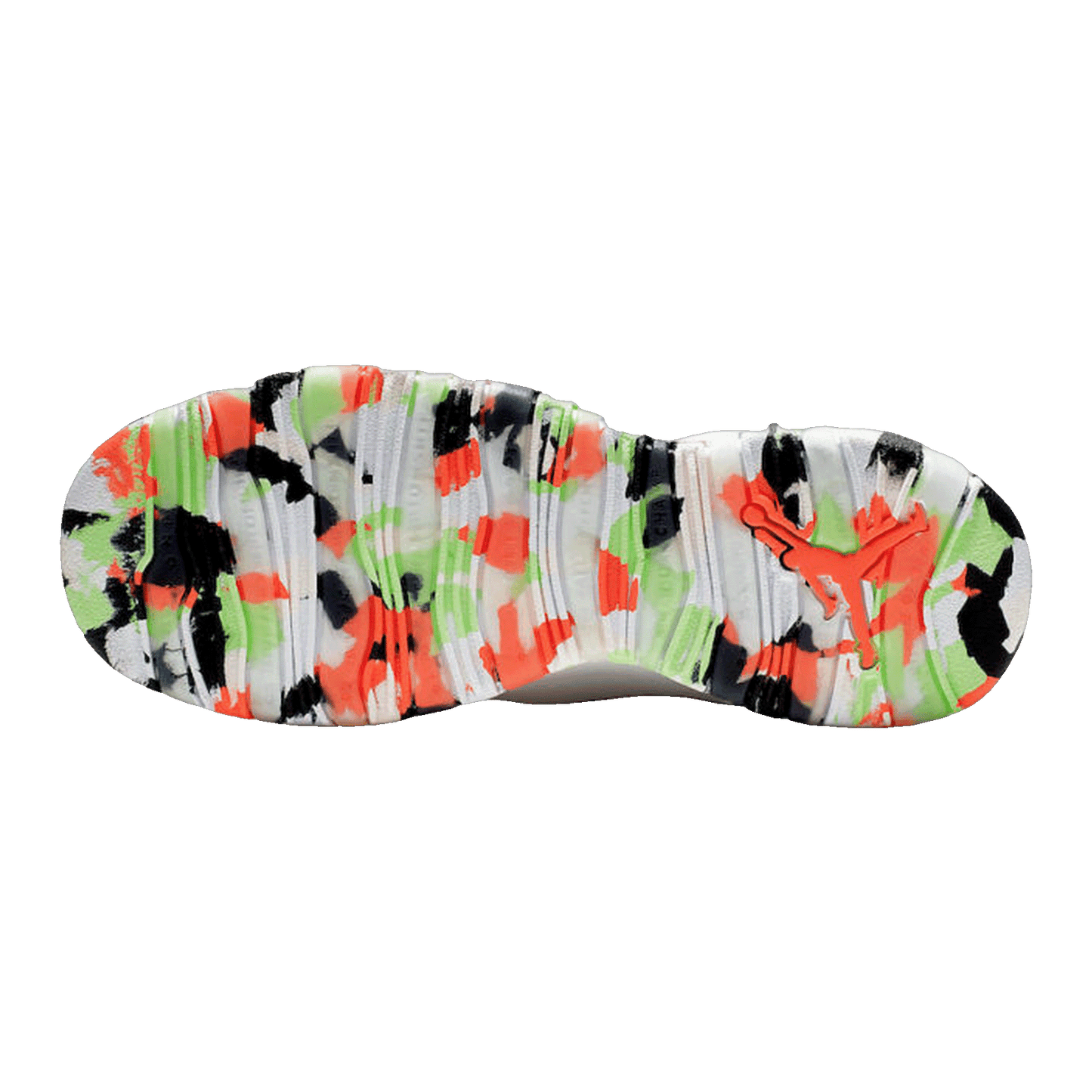 Nike Air Jordan 10 Retro White Barely Volt Ember Glow (GS) Sohle BV1843-176