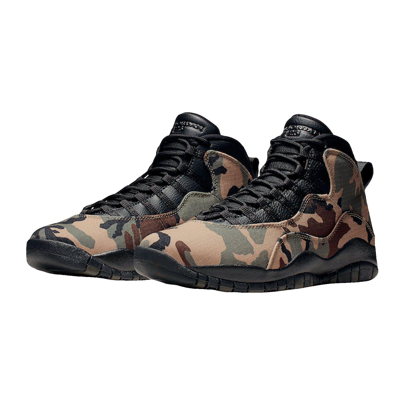 Nike Air Jordan 10 Retro Woodland Camo Side