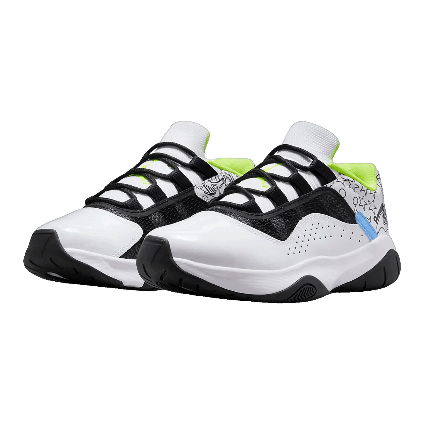 Nike Air Jordan 11 CMFT Low White Black Hyper Violet (GS) DM3397-100