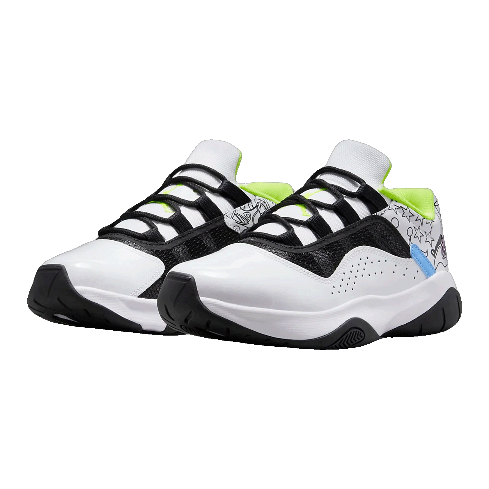 Nike Air Jordan 11 CMFT Low White Black Hyper Violet (GS) DM3397-100