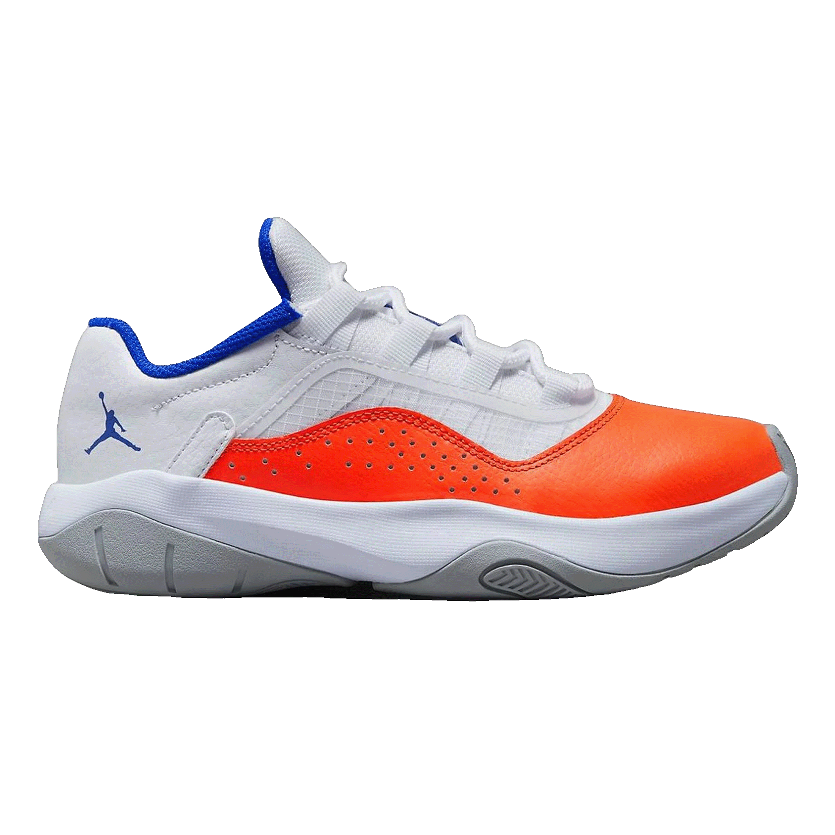 Nike Air Jordan 11 CMFT Low White Safety Orange Hyper Royal (GS) CZ0907-108