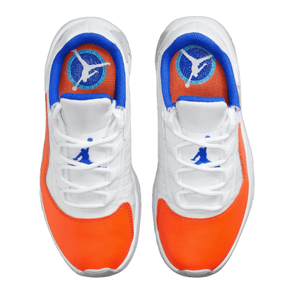 Nike Air Jordan 11 CMFT Low White Safety Orange Hyper Royal (GS) CZ0907-108