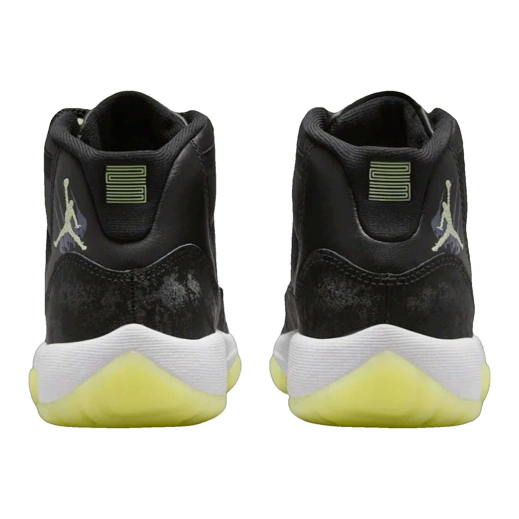 Nike Air Jordan 11 Retro Black Barely Volt (GS) IB1378-001