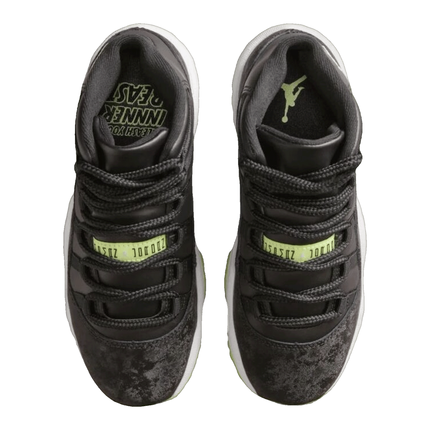 Nike Air Jordan 11 Retro Black Barely Volt (GS) IB1378-001