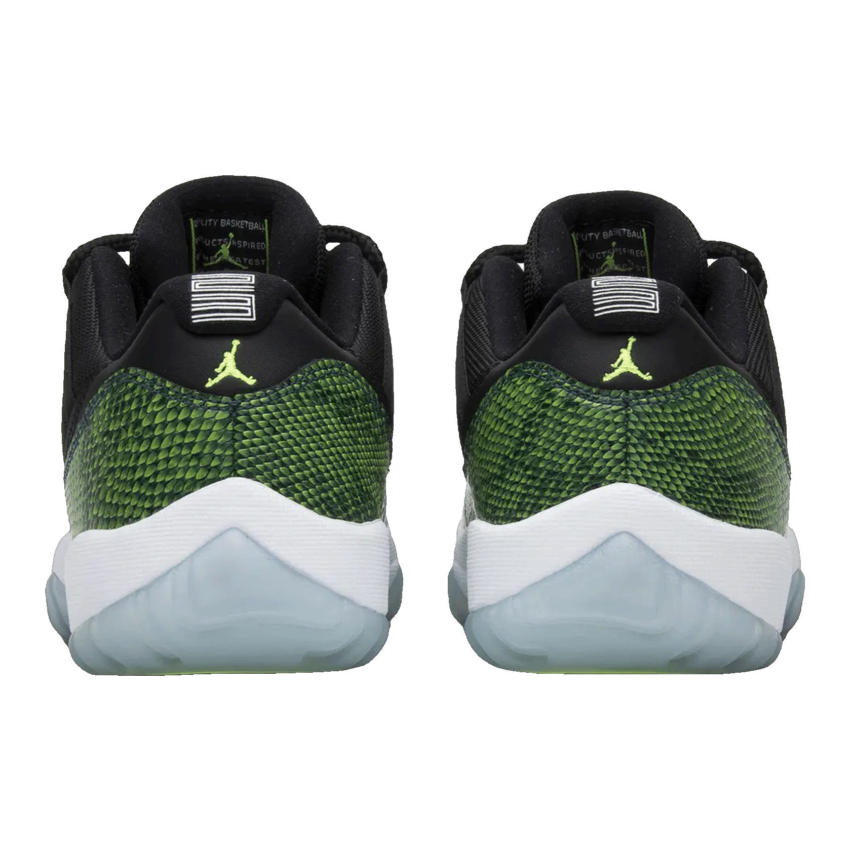 Nike Air Jordan 11 Retro Low Green Snakeskin 528895-033