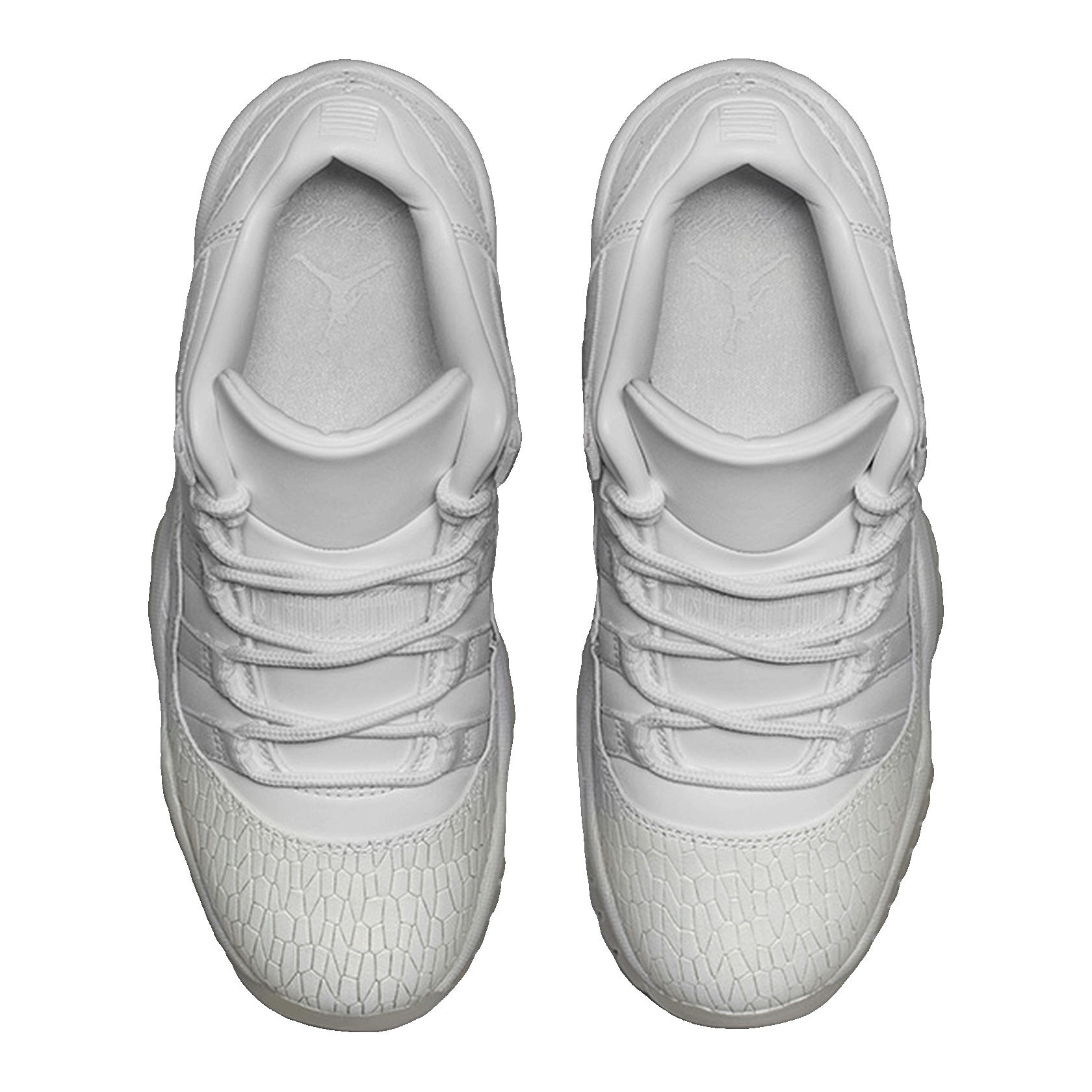 Nike Air Jordan 11 Retro Low Heiress Pure Platinum (GS) Oben 897331-100