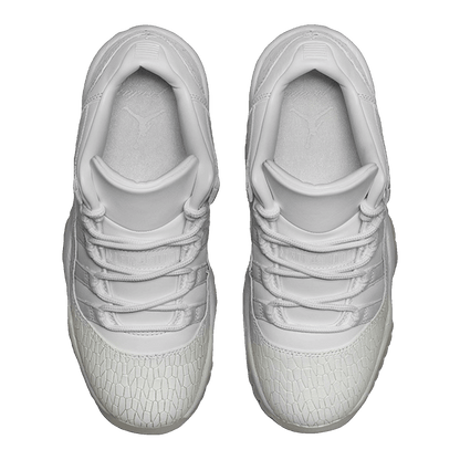Nike Air Jordan 11 Retro Low Heiress Pure Platinum (GS) Oben 897331-100