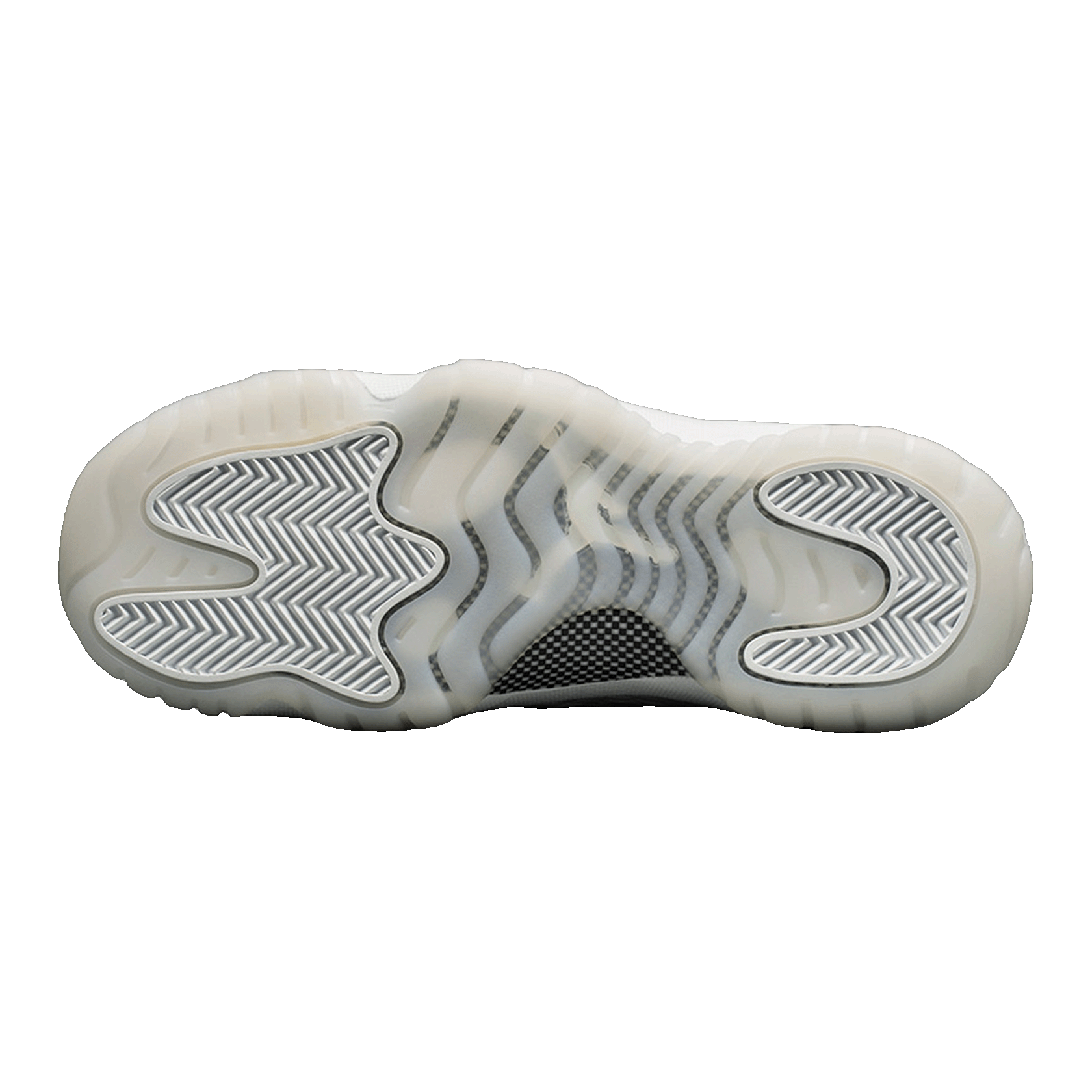 Nike Air Jordan 11 Retro Low Heiress Pure Platinum (GS) Sohle 897331-100