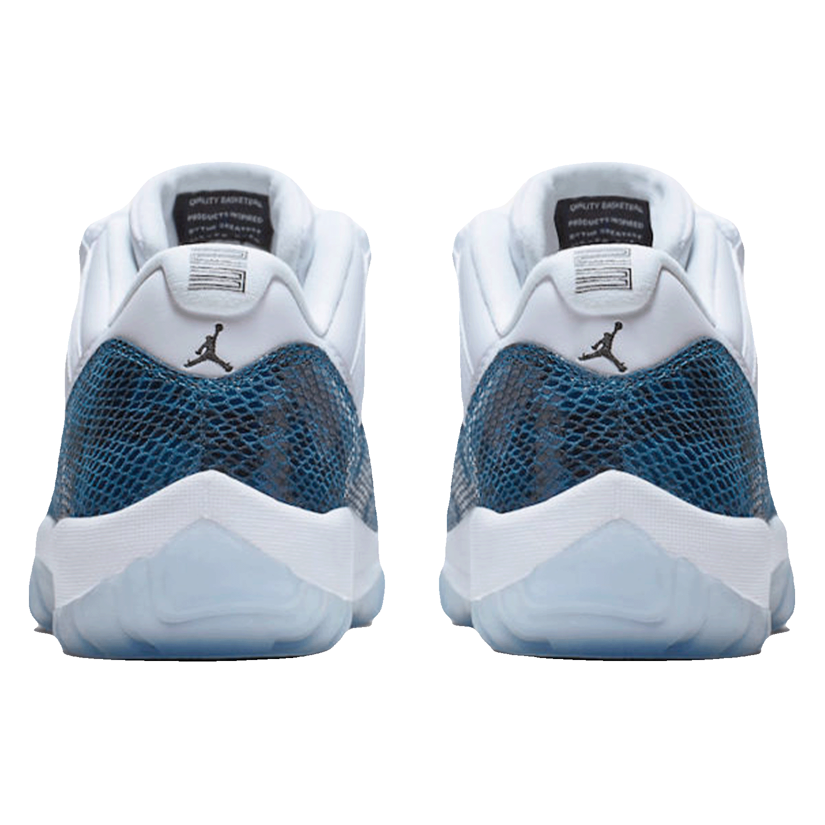 Nike Air Jordan 11 Retro Low Snake Navy (2019) (GS) Back CD6847-102