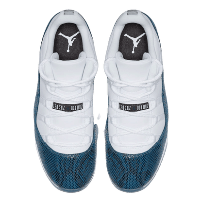 Nike Air Jordan 11 Retro Low Snake Navy (2019) (GS) Oben CD6847-102