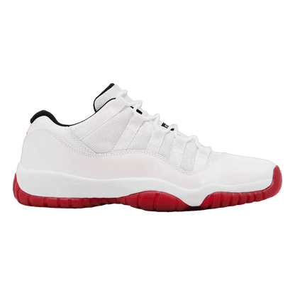 Nike Air Jordan 11 Retro Low White Varsity Red (GS) 528896-101