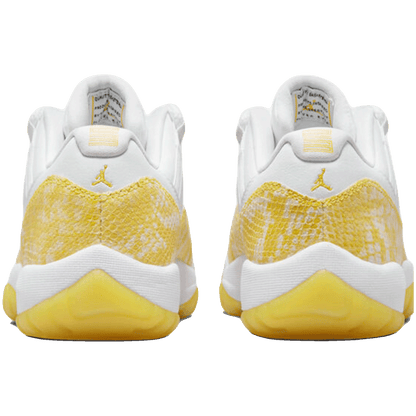 Nike Air Jordan 11 Retro Low Yellow Snakeskin (W) Back
