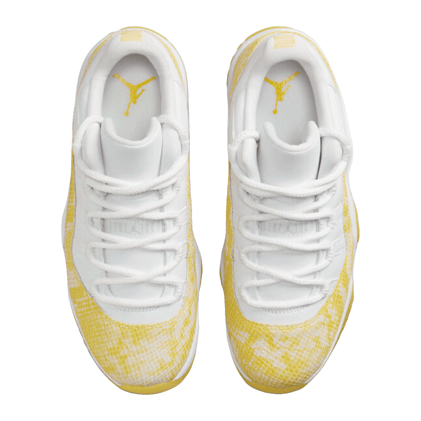 Nike Air Jordan 11 Retro Low Yellow Snakeskin (W) Oben