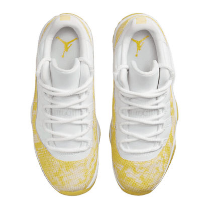 Nike Air Jordan 11 Retro Low Yellow Snakeskin (W) Oben