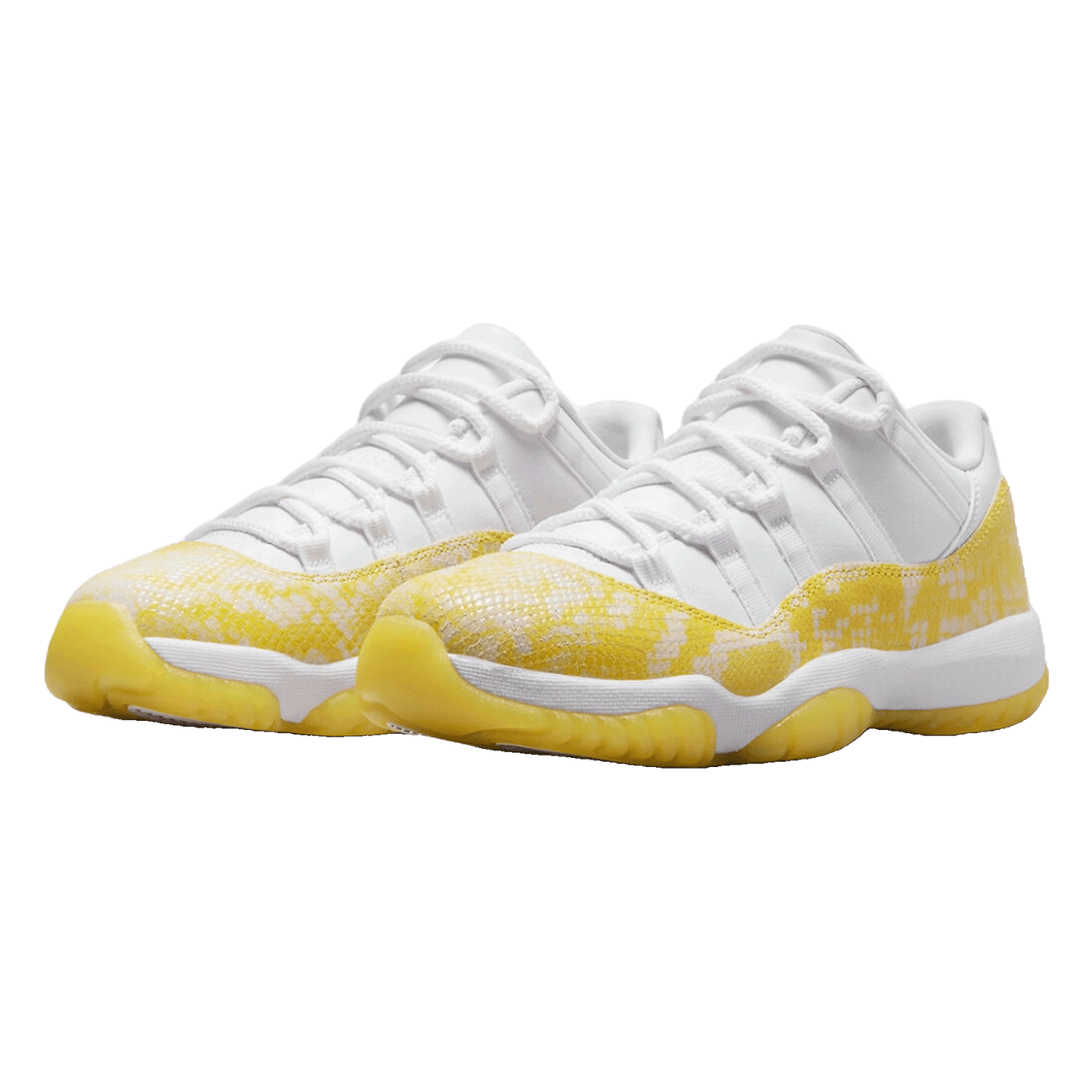 Nike Air Jordan 11 Retro Low Yellow Snakeskin (W) Side