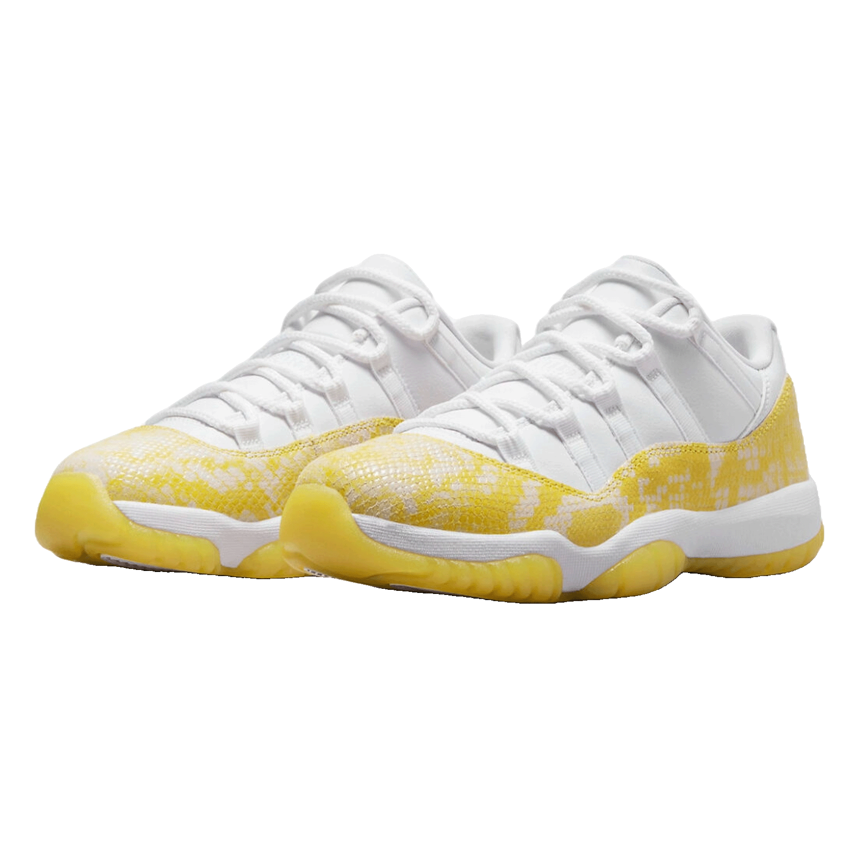 Nike Air Jordan 11 Retro Low Yellow Snakeskin (W) Side