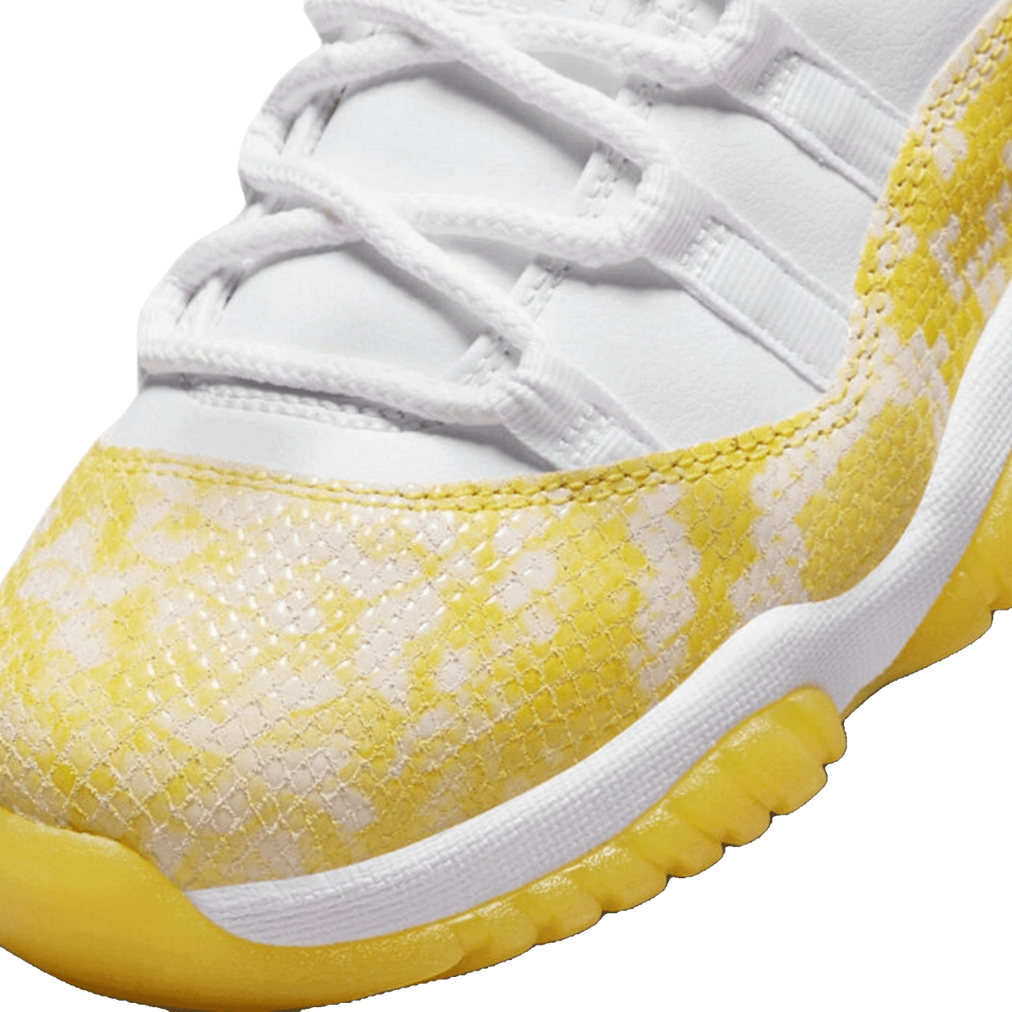 Nike Air Jordan 11 Retro Low Yellow Snakeskin (W) Toe
