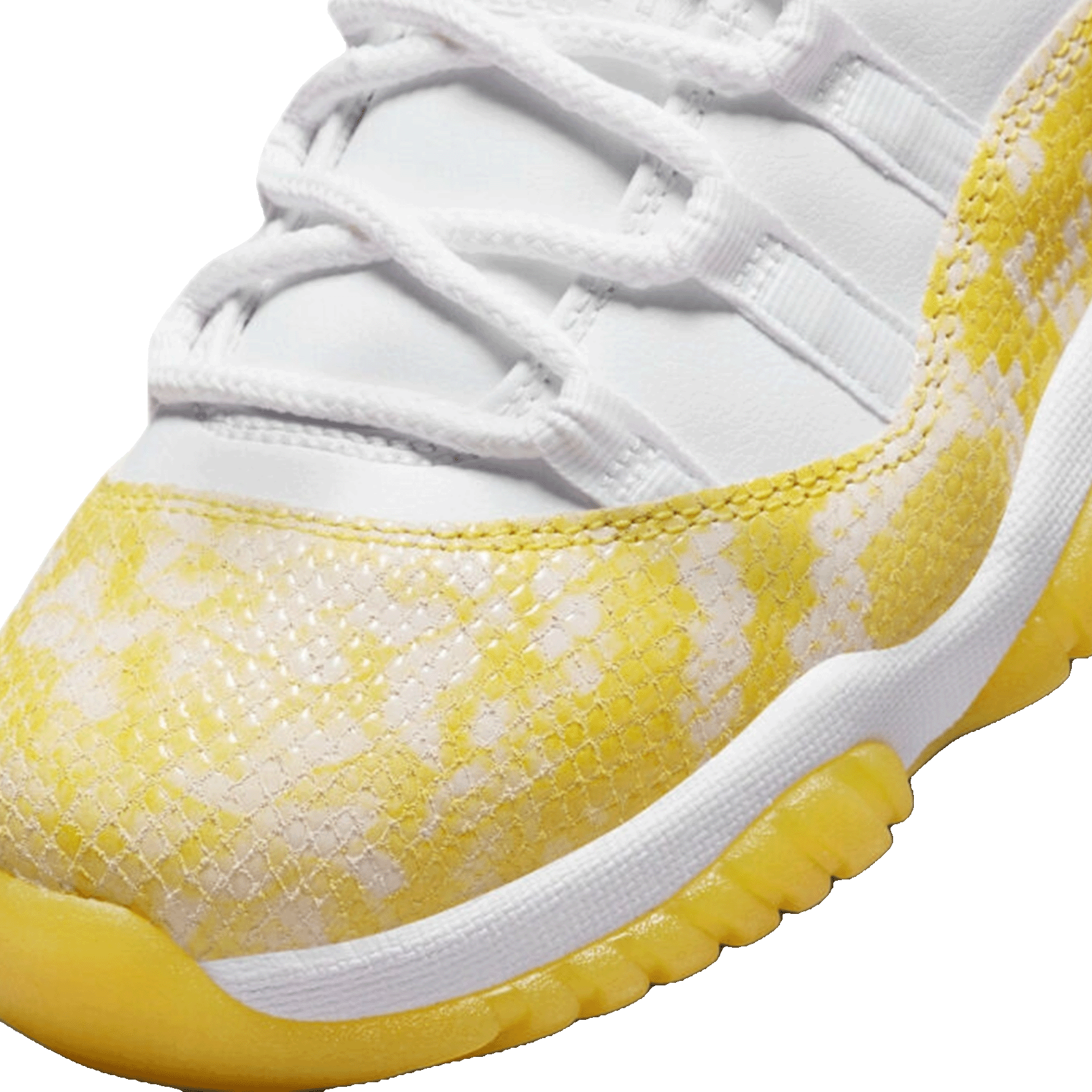 Nike Air Jordan 11 Retro Low Yellow Snakeskin (W) Toe