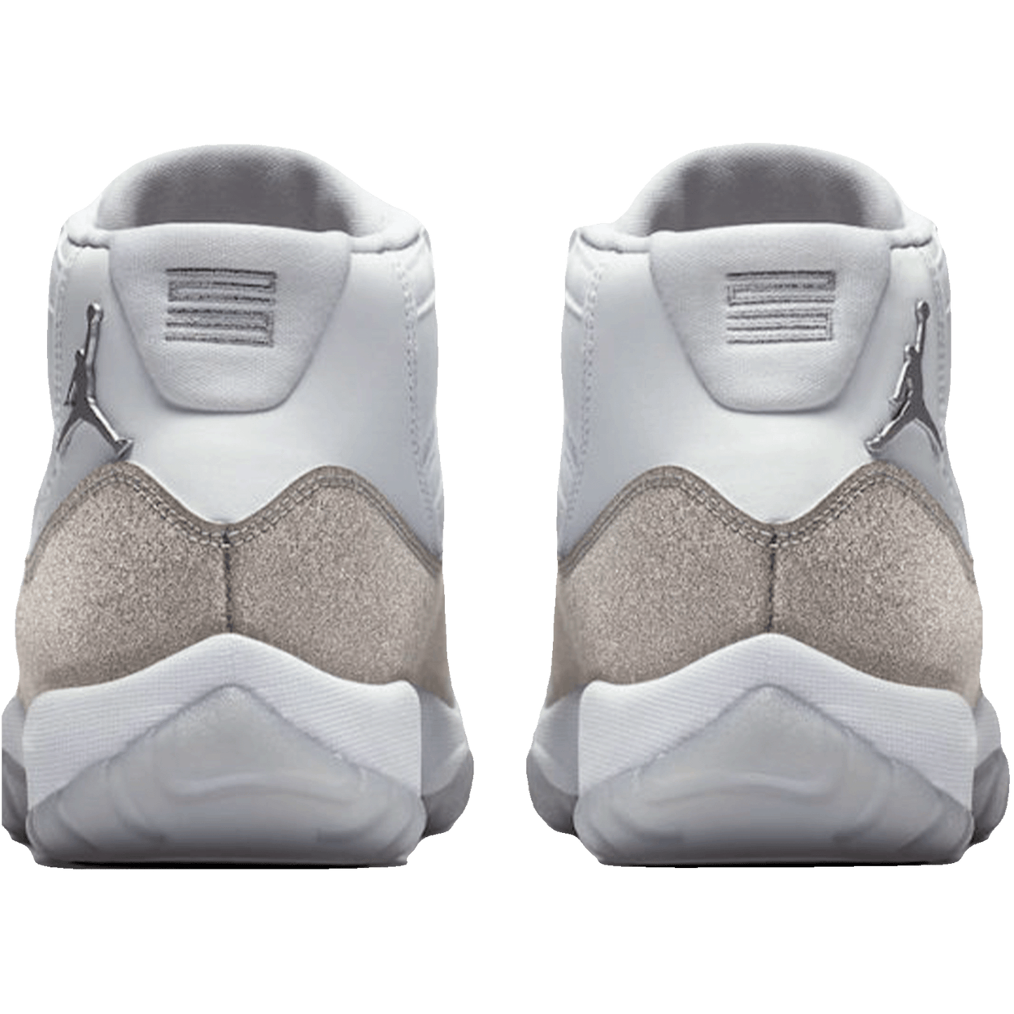 Nike Air Jordan 11 Retro White Metallic Silver (W) Back