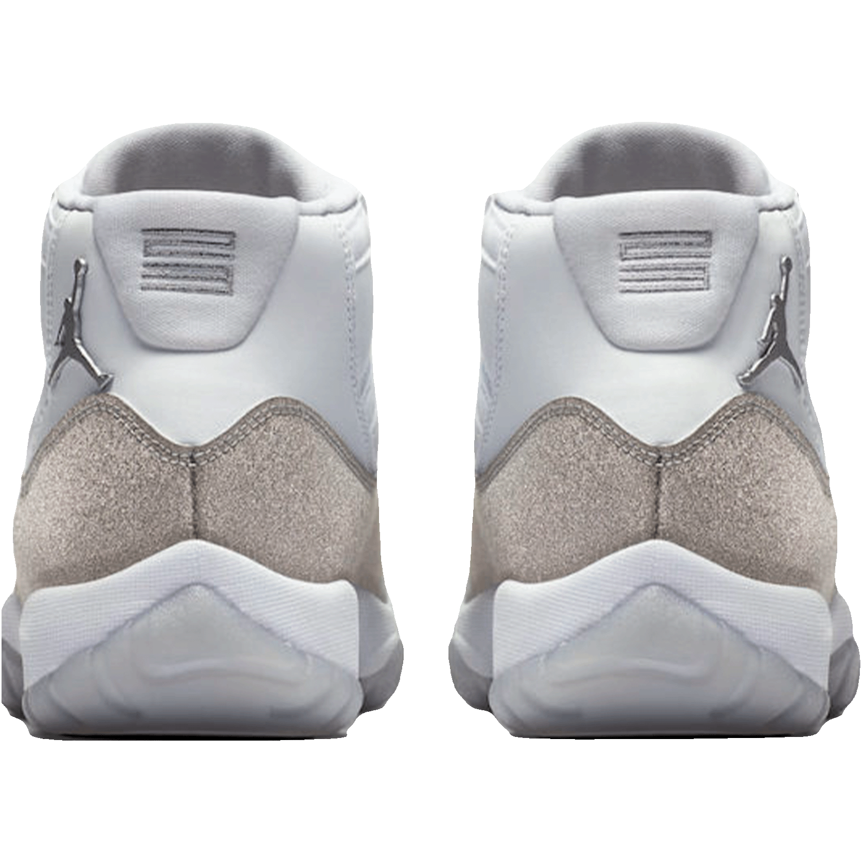 Nike Air Jordan 11 Retro White Metallic Silver (W) Back