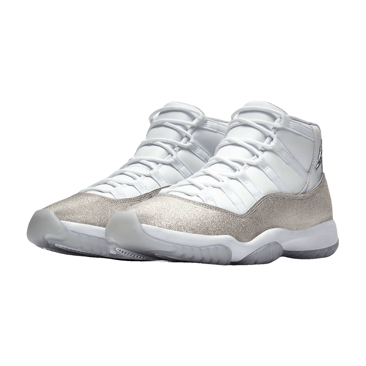 Nike Air Jordan 11 Retro White Metallic Silver (W) Side