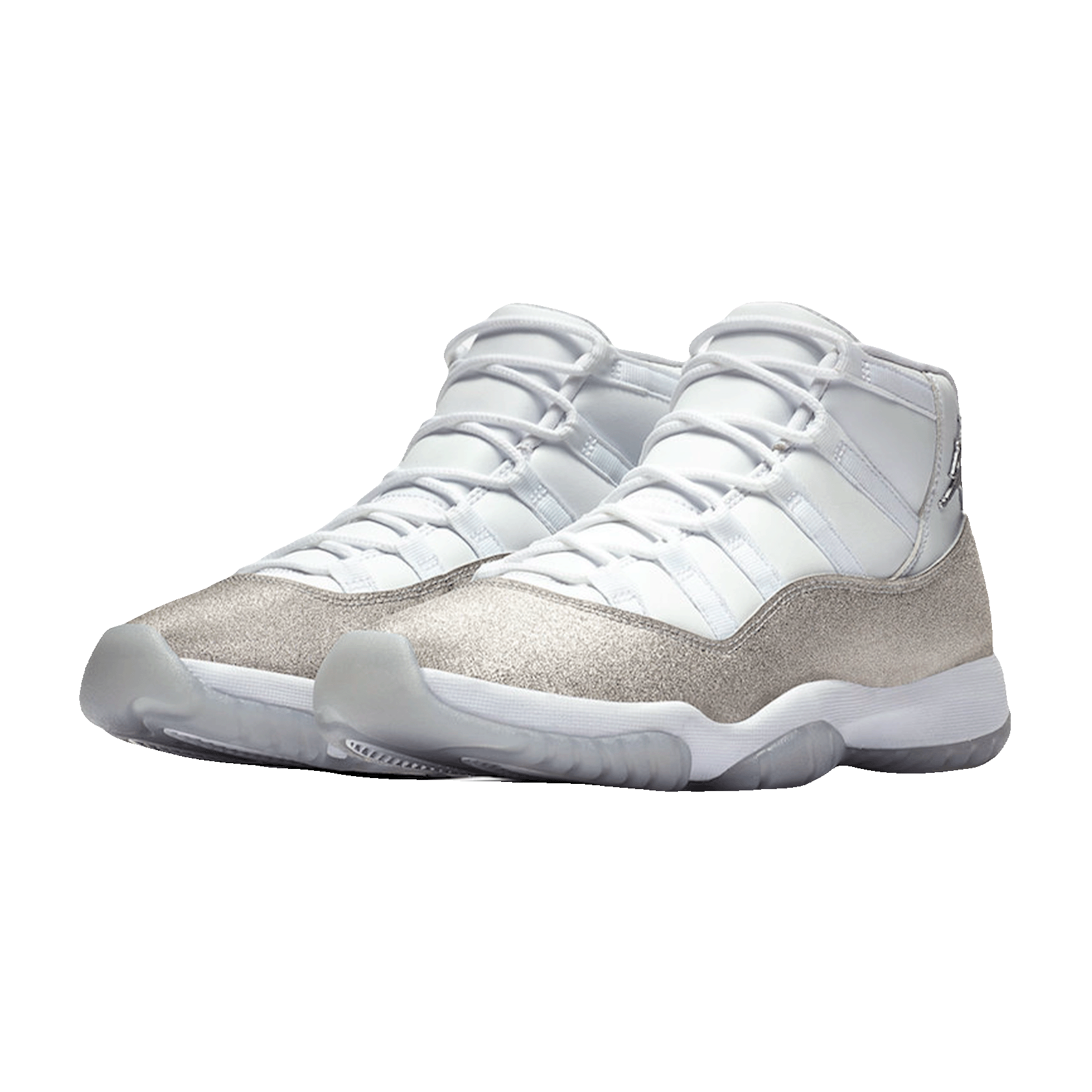 Nike Air Jordan 11 Retro White Metallic Silver (W) Side