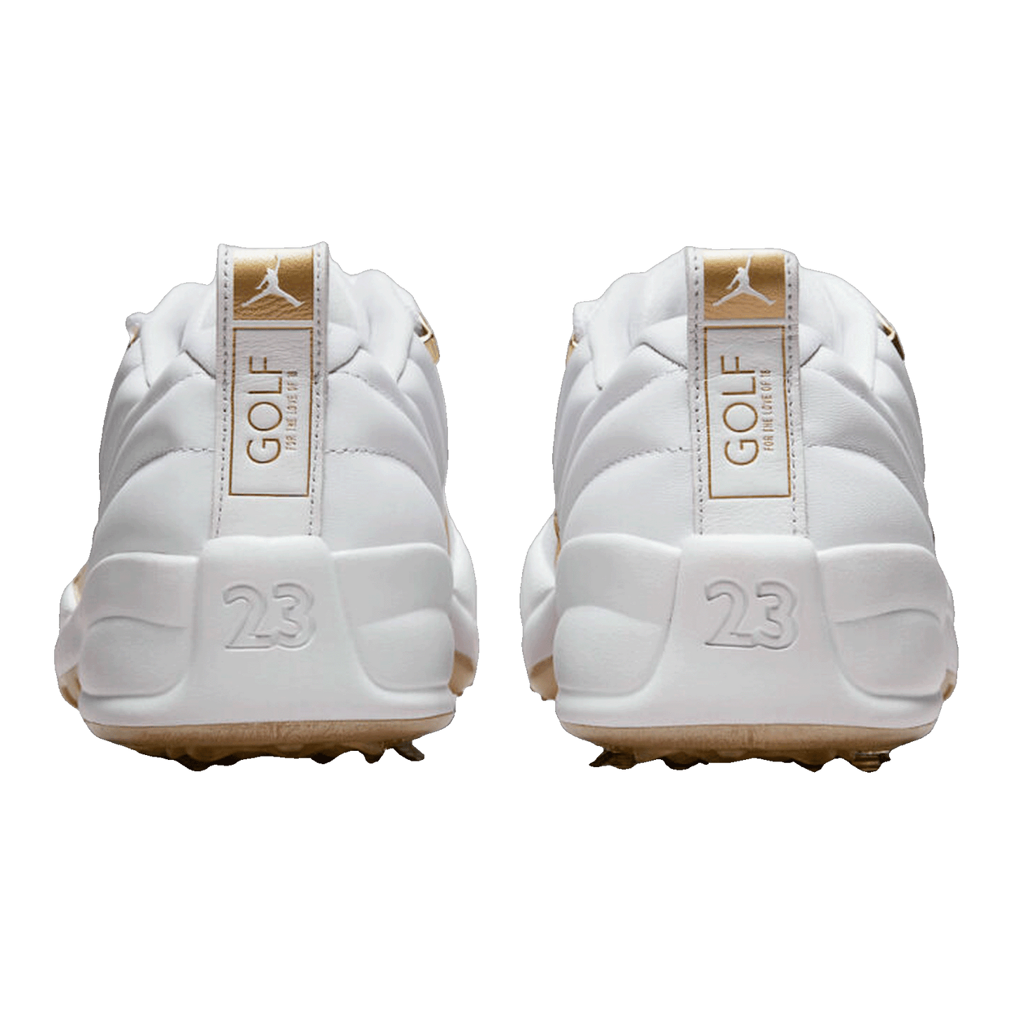 Nike Air Jordan 12 Golf Metallic Gold Back DM0106-117