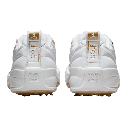 Nike Air Jordan 12 Golf Metallic Gold Back DM0106-117