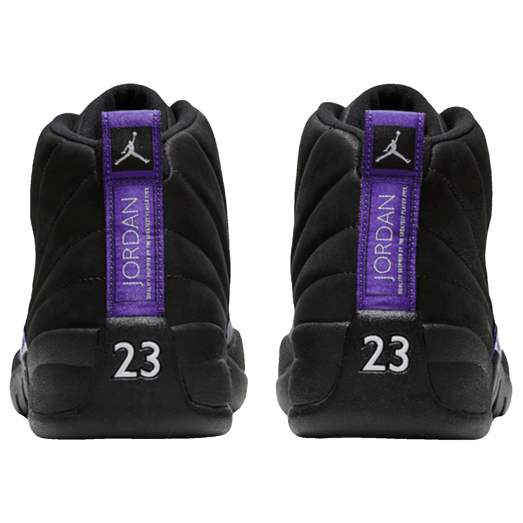 Nike Air Jordan 12 Retro Black Dark Concord Back