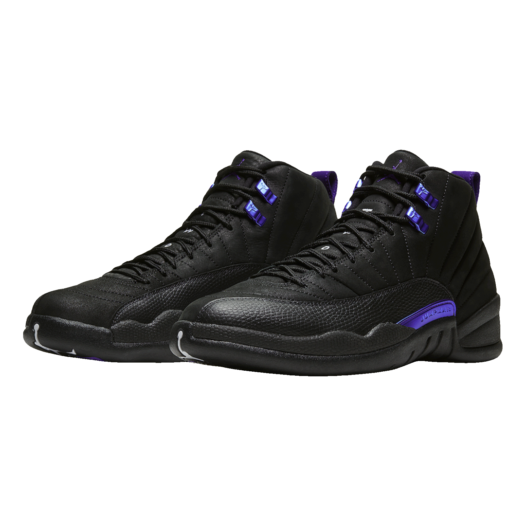 Nike Air Jordan 12 Retro Black Dark Concord Side