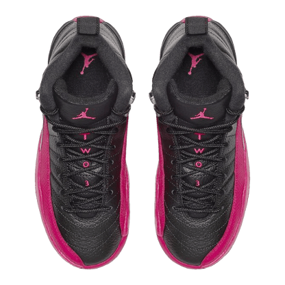 Nike Air Jordan 12 Retro Black Deadly Pink (GS) Oben 510815-026