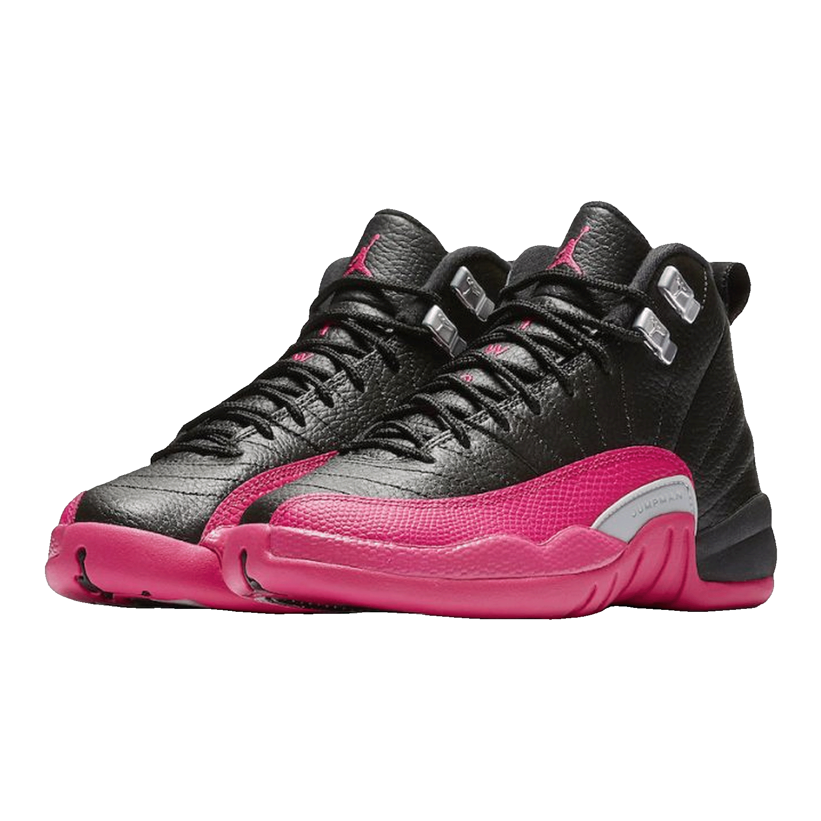 Nike Air Jordan 12 Retro Black Deadly Pink (GS) Side 510815-026