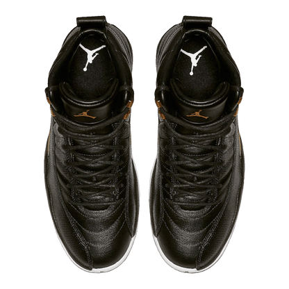 Nike Air Jordan 12 Retro Black Metallic Gold White (W) Oben AO6068-007