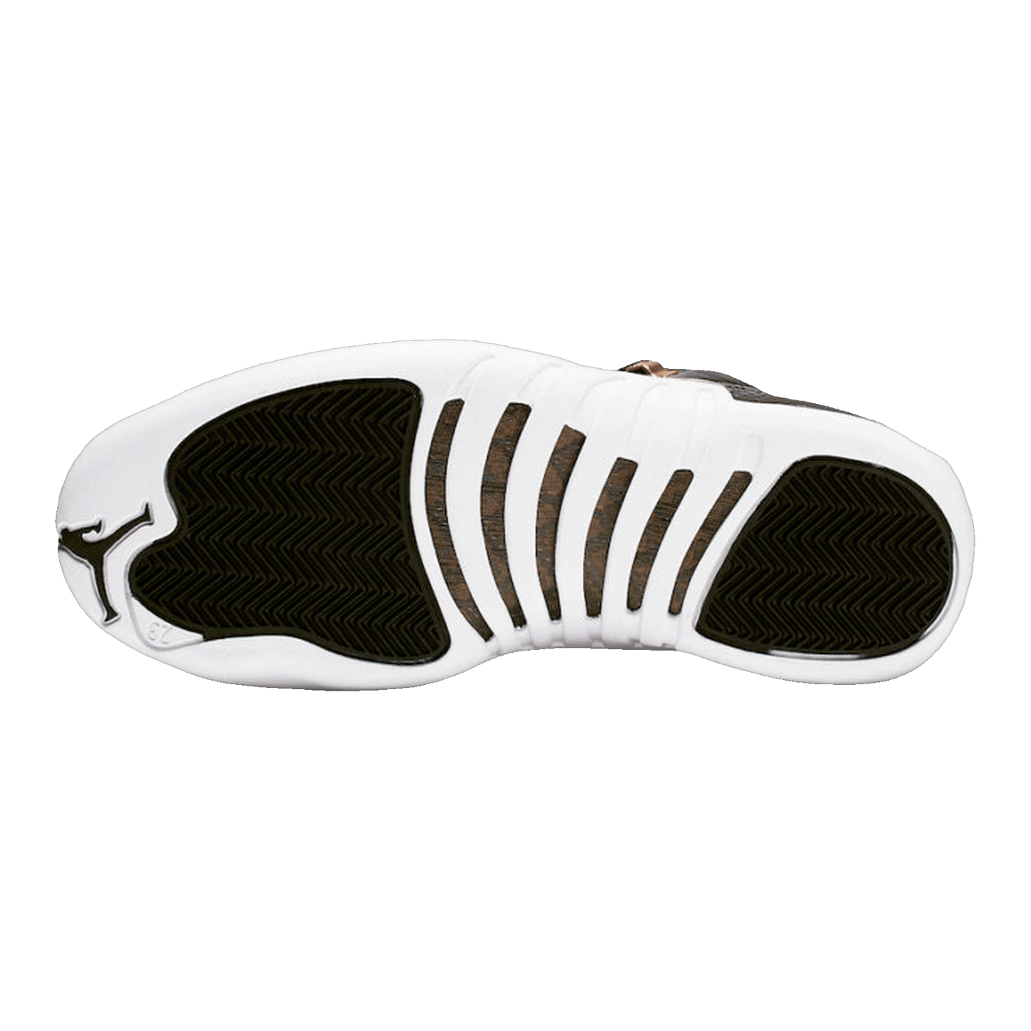 Nike Air Jordan 12 Retro Black Metallic Gold White (W) Sohle AO6068-007