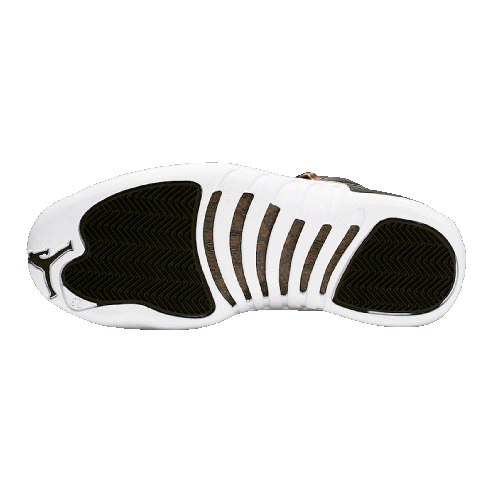 Nike Air Jordan 12 Retro Black Metallic Gold White (W) Sohle AO6068-007